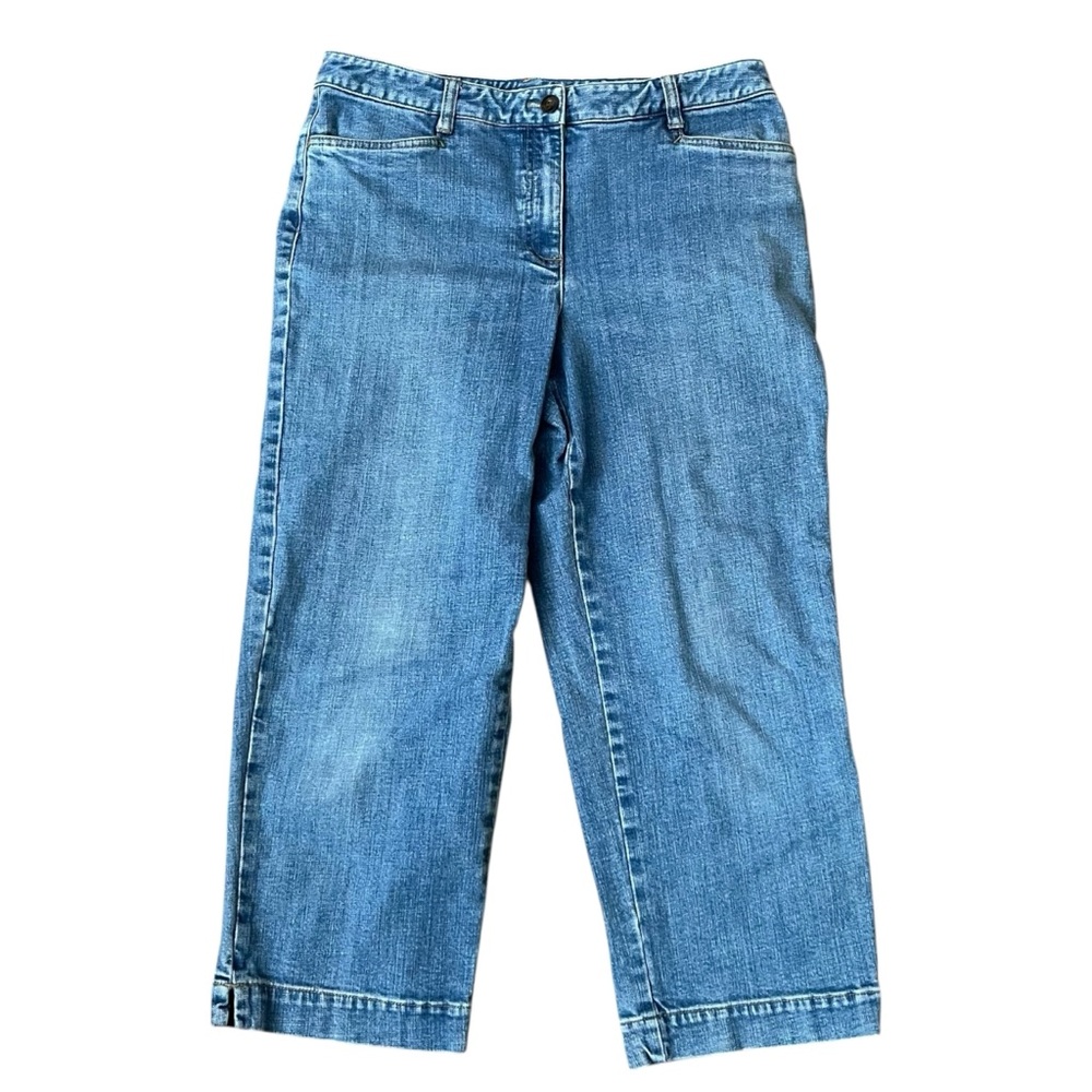 Woman's Charter Club Light Blue‎ Ankle Denim Jeans Sz. 10P